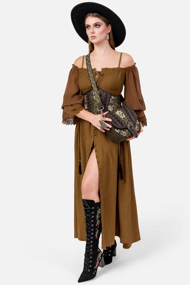 DARK BOTANY CORSET BELT