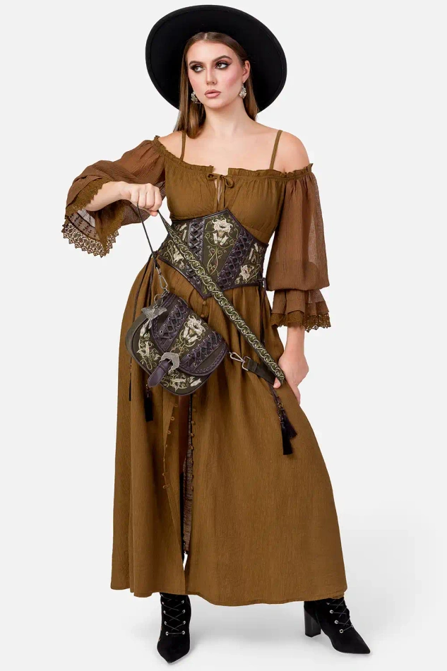DARK BOTANY CORSET BELT
