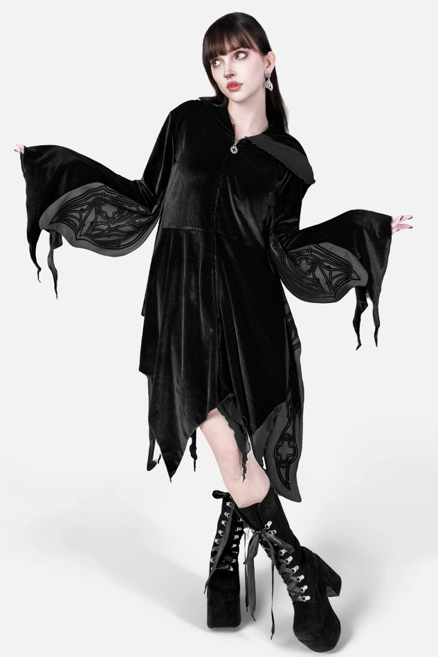 OBSIDIAN MOTH HOODIE