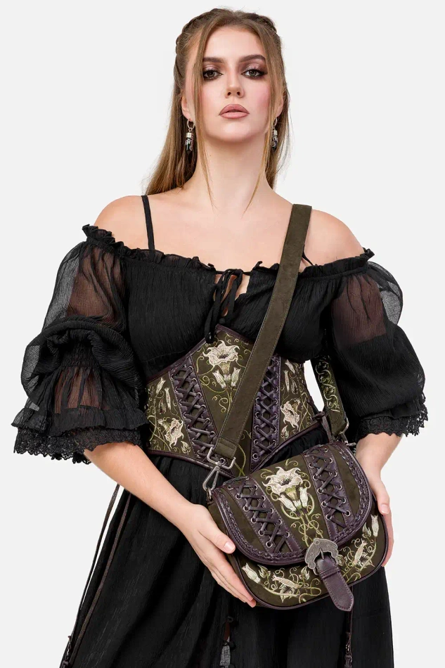 DARK BOTANY CORSET BELT