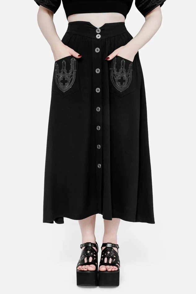 HERESY spódnica midi