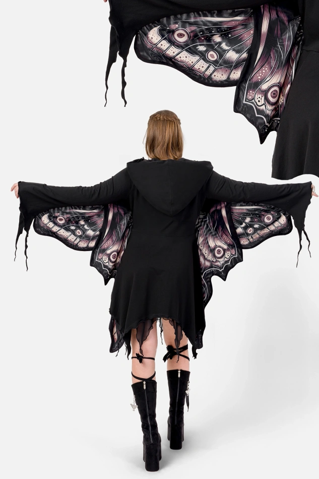 ASHIRA MOTH HOODIE