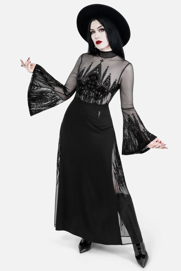 CHAPEL OF SHADOWS spódnica maxi