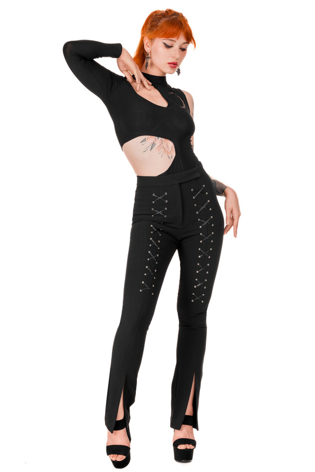 MOON ARMY BODYSUIT Asymmetrische Bluse