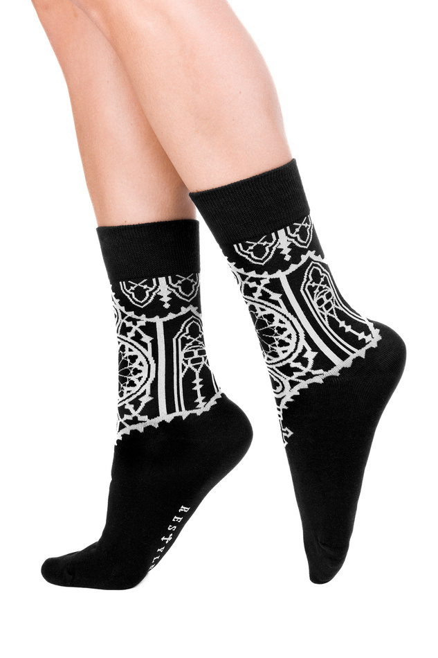 SACRUM JACQUARD SOCKS Kathedrale Sammlung